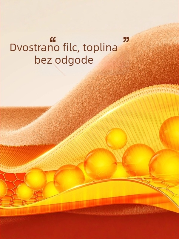 Ženska fleece jakna s kapuljačom – široka silueta, dugi rukavi, zatvarač, poliester