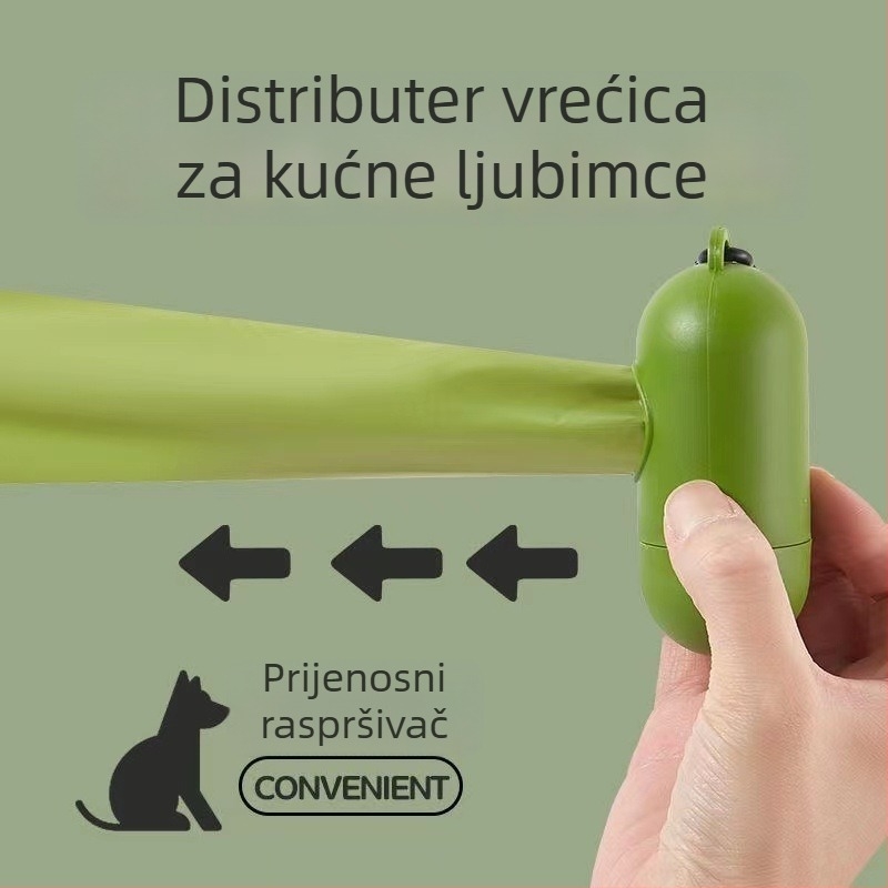 Vrećice za pseći izmet – rolni tip, debele, razgradive, S-J9