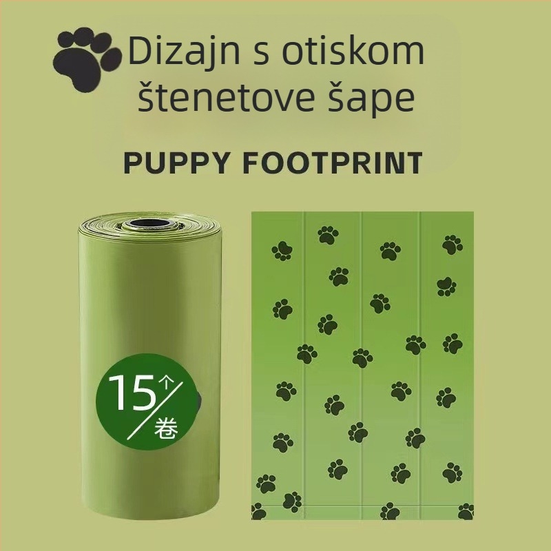 Vrećice za pseći izmet – rolni tip, debele, razgradive, S-J9