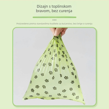 Debljane biološki razgradive vrećice za pse i mačke, prijenosne vreće za otpad