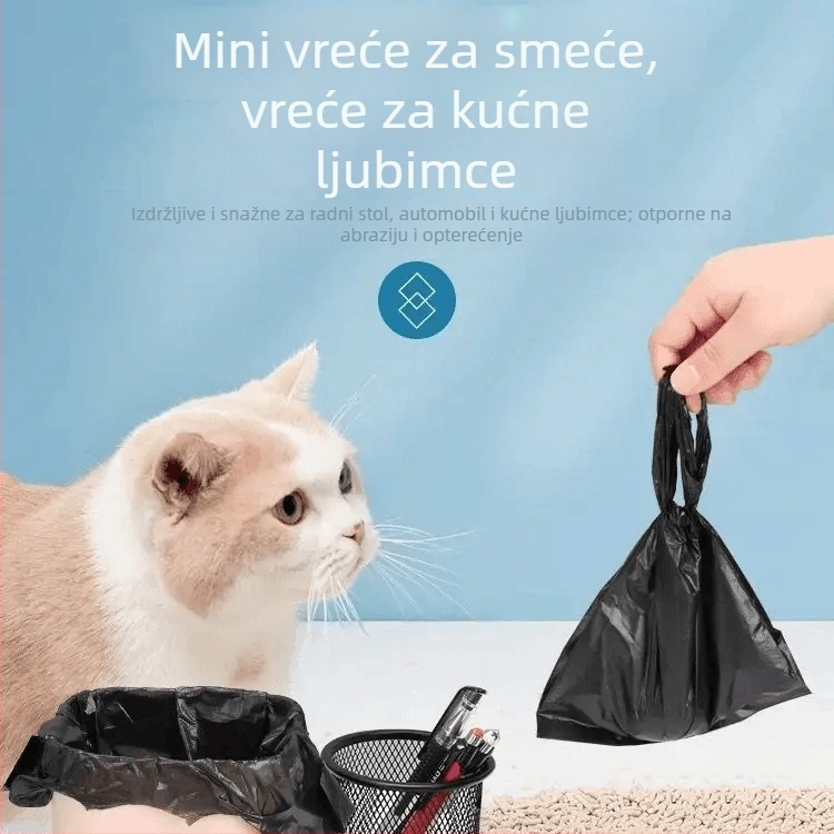 Set od 300 vrećica za mačje izmet s uključenom lopaticom za čišćenje, marka Friendly, standardna debljina