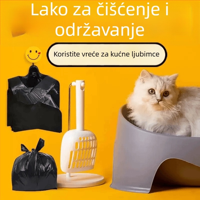 Set od 300 vrećica za mačje izmet s uključenom lopaticom za čišćenje, marka Friendly, standardna debljina