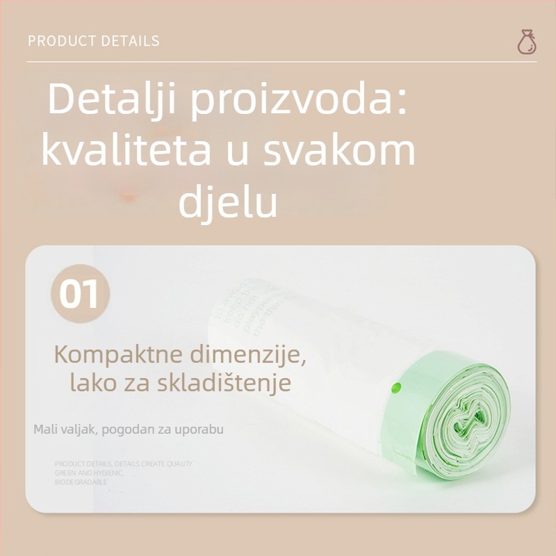 Jednokratna vrećica za mačju ladicu, rol tipa, nije uvezeno, bez prekogranične isporuke