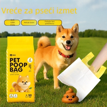 Dvostruko slojevite vrećice za otpad kućnih ljubimaca, jednokratne, debele PE, Ju Miao AL1002, Podrijetlo Kina