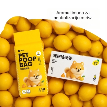Dvostruko slojevite vrećice za otpad kućnih ljubimaca, jednokratne, debele PE, Ju Miao AL1002, Podrijetlo Kina