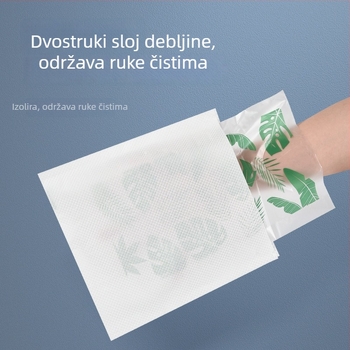 Dvoslojni debeli vrećice za pseće izmet, prijenosne za vanjsku upotrebu