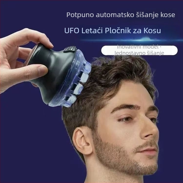 Remax aparat za šišanje kose – Bežični, ugrađena baterija 300–500 mAh, odvojiva i periva glava za rezanje, motor s četkicom, nehrđajući čelik noževi (radno vrijeme 1–3 h)