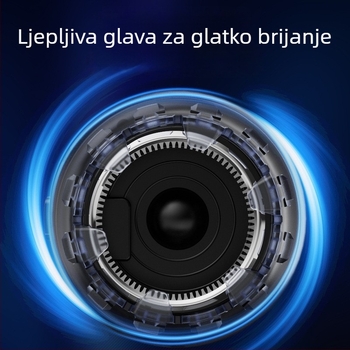 Kućni električni podšišivač za kosu, s brushless motorom, nehrđajuće čelične oštrice, vodootporan i potpuno periv, pogodan i za kućne ljubimce