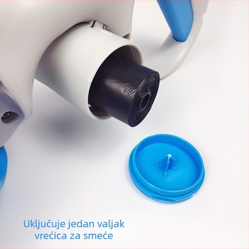 Prijenosni sakupljač izmeta kućnih ljubimaca s ravnim otvorom, plastična konstrukcija, debeli dizajn, 210 g, veličina kutije 27,5×8×13 cm