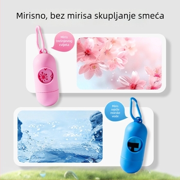 Rolne vrećice za otpad kućnih ljubimaca, biorazgradivi materijal, standardna debljina, pogodne za privatne marke