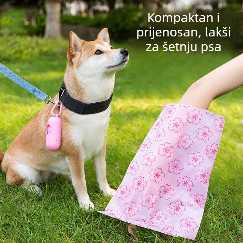 Rolne vrećice za otpad kućnih ljubimaca, biorazgradivi materijal, standardna debljina, pogodne za privatne marke