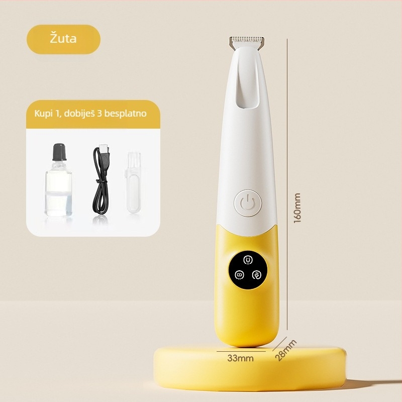 Električni kliper za kućne ljubimce za pse i mačke, ABS kućište, skraćivanje dlake na šapama