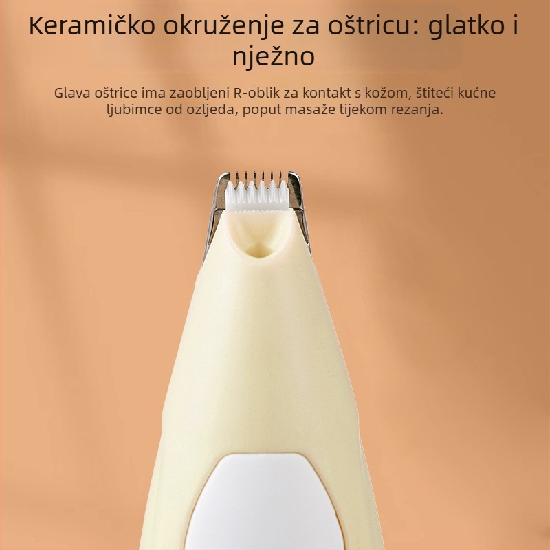 Električni šišač za šape mačaka i psa — tih rad, šišanje dlake na šapama, alat za njegu kućnih ljubimaca