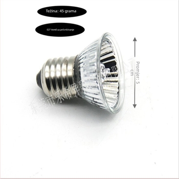 Lampa za kornjaču s UVA/UVB 3.0, potpuno spektrum, tri u jednom grijanje