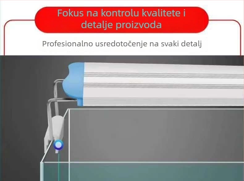 LED akvarijska lampa s punim spektrom – poboljšanje boja i rasvjeta; Materijal PVC; Podrijetlo Guangdong; Napajanje: kontaktirajte korisničku službu