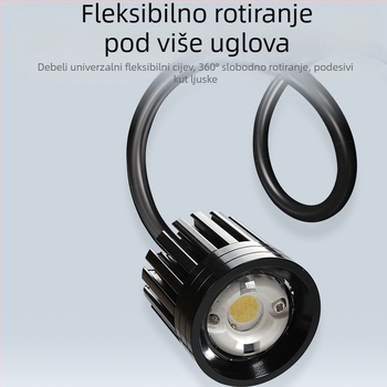 Lampa za akvarij od aluminijske legure, trobojno podesivo osvjetljenje za vodene biljke, vodootporna rasvjeta za akvarijski krajolik, reflektor visoke svjetline za alge