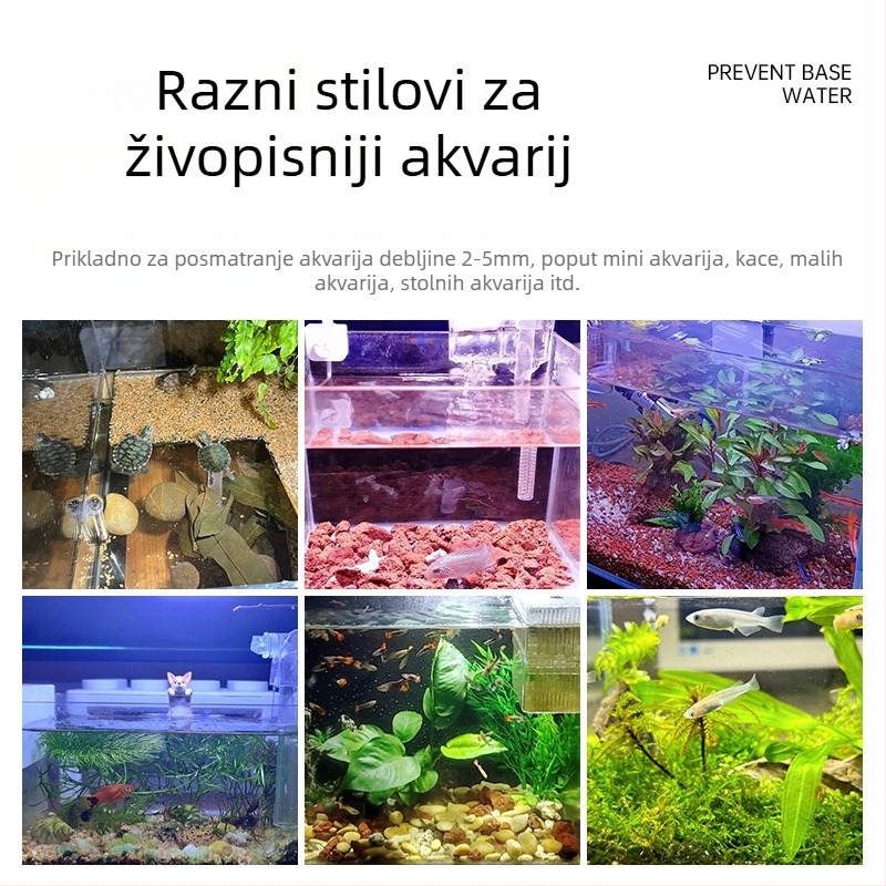 Klip svjetlo za akvarij - LED, USB napajanje, 3W, 70 g, osvjetljenje za vodene biljke