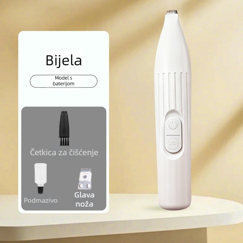 Duoqu kliper za njegu kućnih ljubimaca, punjivo, električni kliper za dlaku šapa mačaka i pasa, 200 komada u pakiranju