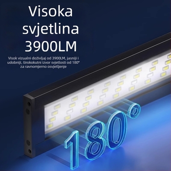 LED lampu za akvarij, aluminijska legura, 5W, vodootporna, puni spektar, teleskopški držač lampe