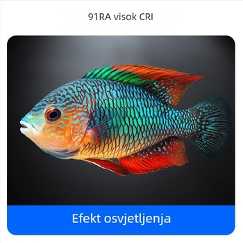 Yee lampa za akvarij s kompletnim spektrom, klips za rastuća akvarija, 5W/7W/10W, 300 g