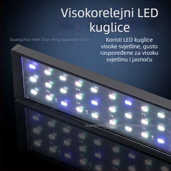 Pametna LED rasvjeta za akvarij s punim spektrom, 12–24W, 0,4 kg