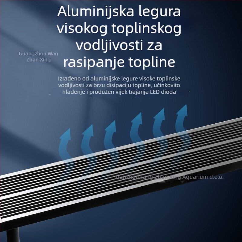 Pametna LED rasvjeta za akvarij s punim spektrom, 12–24W, 0,4 kg