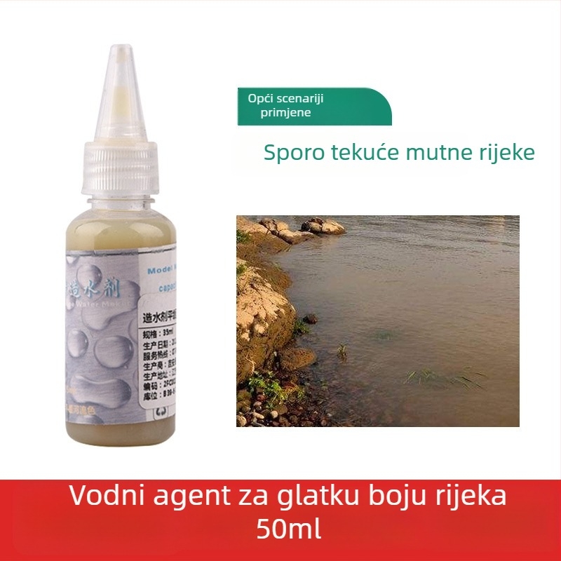 Pasta za vodeni pejzaž za dioramu, pasta za stvaranje vode za mini pejzaže oceana i rijeka, The Crab Kingdom, građevinski model (Materijal: Drugo; Kategorija: Građevinski model; Uzrast: 15–35; Bez električne)