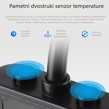 PTC grijačka šipka za akvarij s automatskom konstantnom temperaturom, energetska ušteda, 50–1200W, 700–1200 g