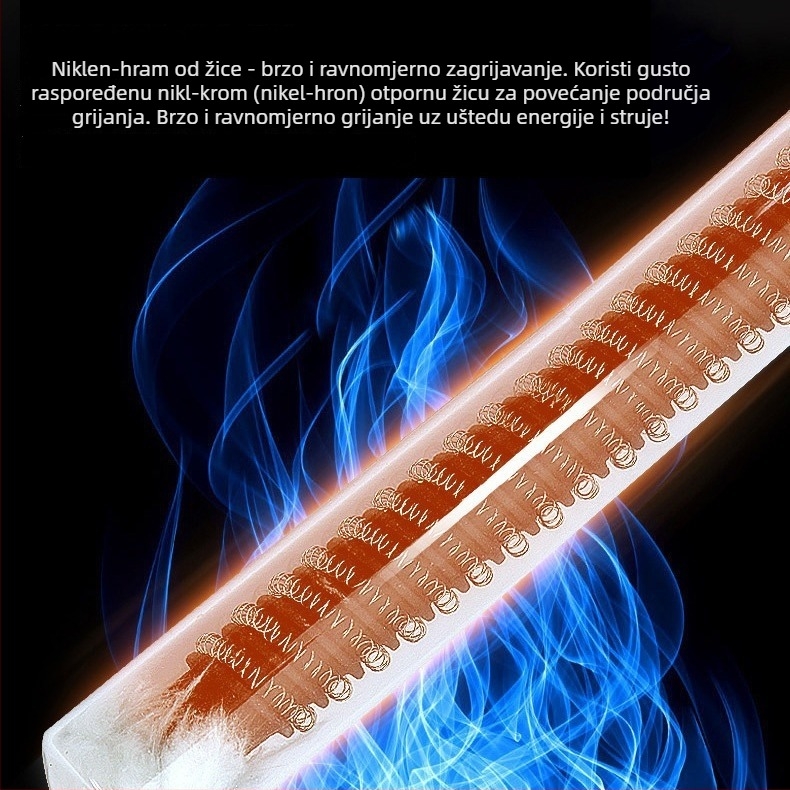 Chuangxing staklena grijaća šipka za akvarij – automatsko održavanje konstantne temperature, otpornost na eksploziju, 50–300W, 100 g