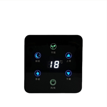 Fansheng Panel za inteligentnu kontrolu grijanja podnog poda s LCD termostatom, ručna instalacija, AC110-250V, 50/60Hz, velik zaslon, kontrola temperature za vodeno grijanje podnog poda