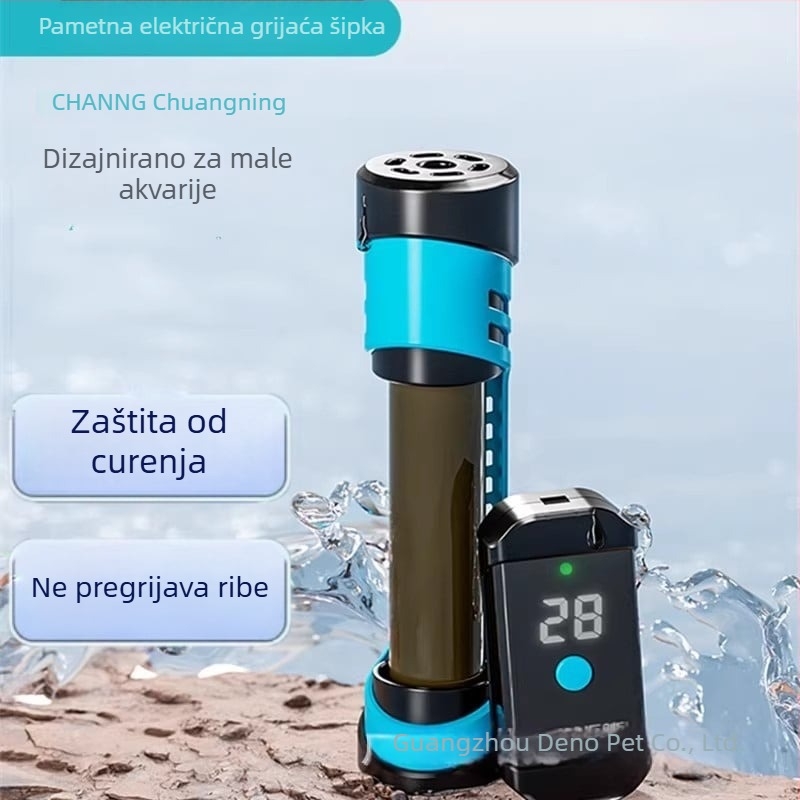 CN-603 grijač za akvarij za morske kornjače, automatska konstantna temperatura, materijali silikon/kaljeno staklo/PC, 50–300W