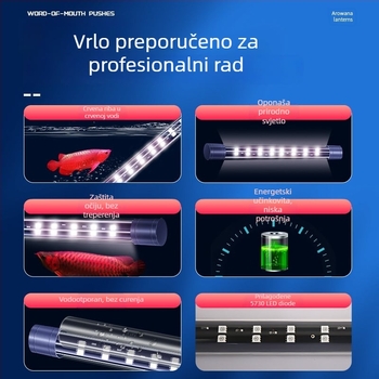 LED osvjetljenje za akvarij (Materijal: Plastika; Funkcija: Osvjetljenje akvarija; Marka: Crazy Water Grass; Snaga: po potrebi)