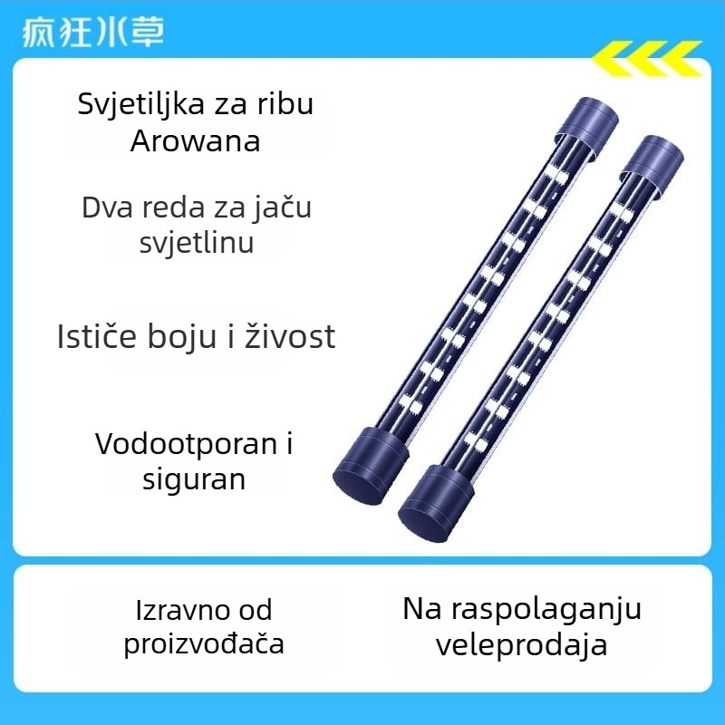 LED osvjetljenje za akvarij (Materijal: Plastika; Funkcija: Osvjetljenje akvarija; Marka: Crazy Water Grass; Snaga: po potrebi)