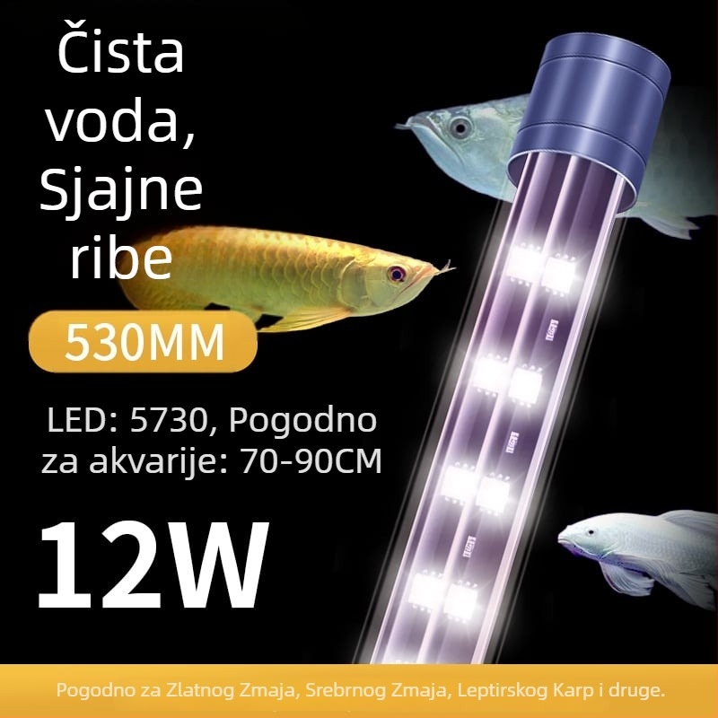 LED osvjetljenje za akvarij (Materijal: Plastika; Funkcija: Osvjetljenje akvarija; Marka: Crazy Water Grass; Snaga: po potrebi)