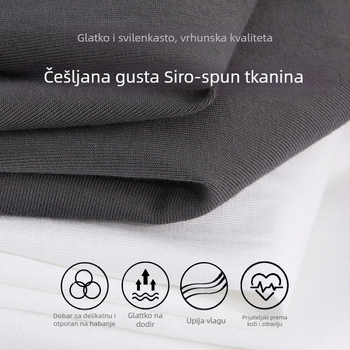 Japanski stil sportska bezrukavna vesta od 100% pamuka, 240 g, slobodan kroj, za muškarce, ljeto