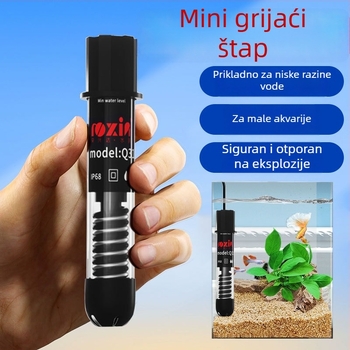 Rongxing staklena grijačica za akvarij 25–75W