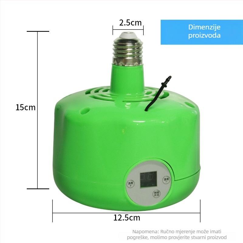 Pastoral Duoduo Grijana zraka lampa za piliće, pametna kontrola temperature za uzgoj peradi