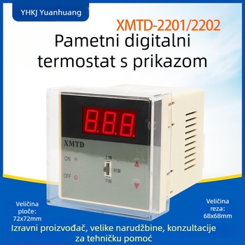 Dvostruki digitalni regulator temperature s prikazom (XMTD2201/2202; fiksna ugradnja; 220V)