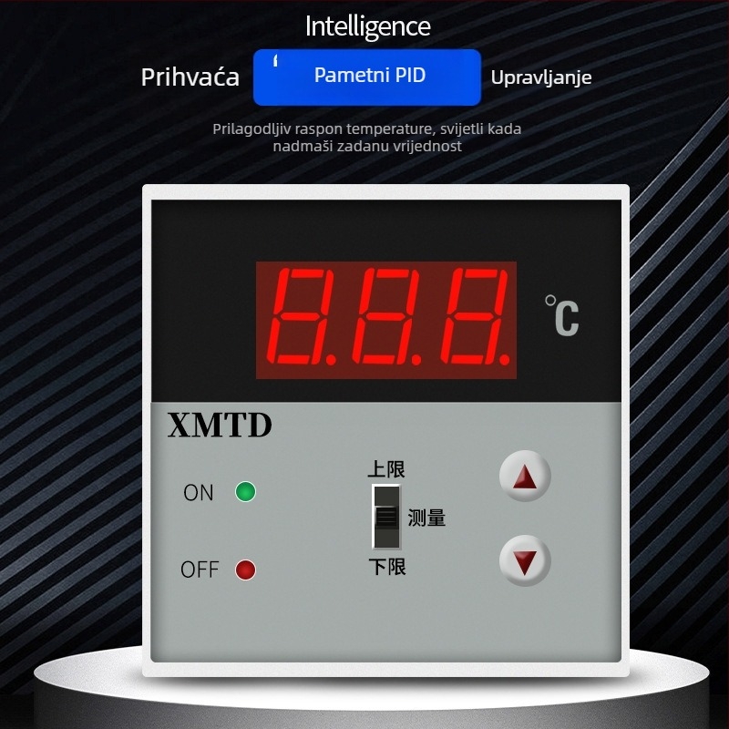 Dvostruki digitalni regulator temperature s prikazom (XMTD2201/2202; fiksna ugradnja; 220V)