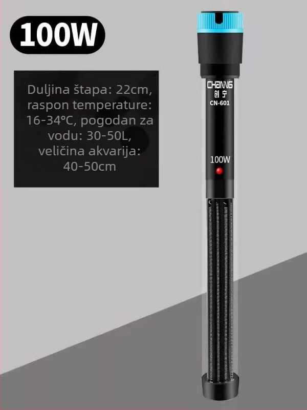 Grijačka šipka za akvarij, kvarcno staklo, 50–500W, 0,5 kg, brend Chuangning