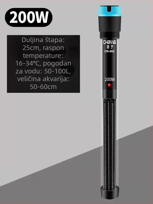 Grijačka šipka za akvarij, kvarcno staklo, 50–500W, 0,5 kg, brend Chuangning