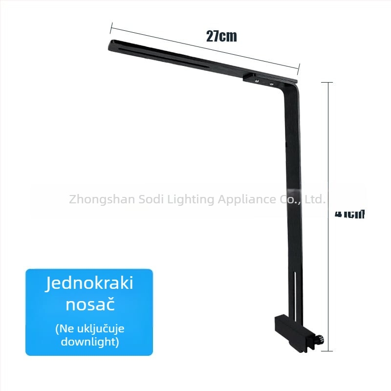 LED klips lampica za akvarij za uzgojni tank, aluminijski spoj, 16W, osvjetljenje za rast, brenda Yikeda