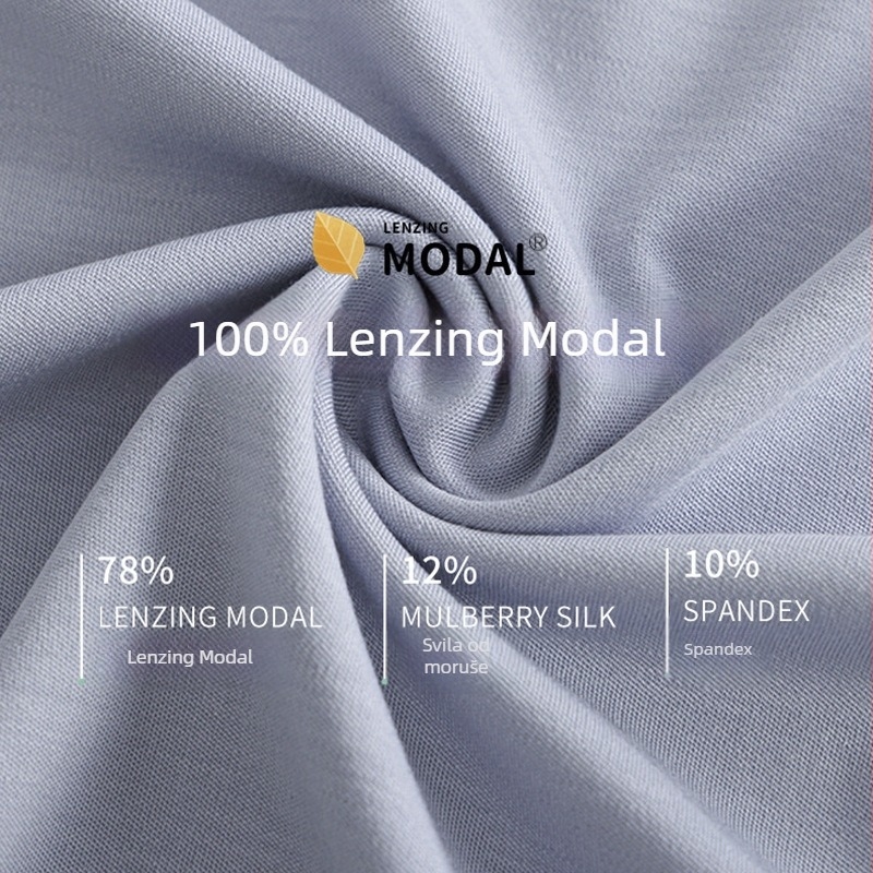 Muški bezšivni top od Modalnog materijala, 70–80% modal, elastičan, antibakterijski, ljeto ultra-tanko