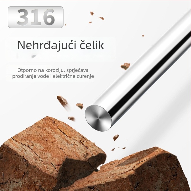 Nerđajući čelični grijač za akvarij s automatskom regulacijom temperature, otporan na eksplozije i energetski učinkovit