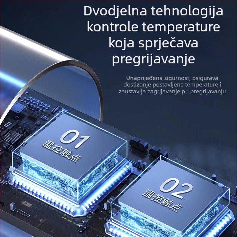 Nerđajući čelični grijač za akvarij s automatskom regulacijom temperature, otporan na eksplozije i energetski učinkovit