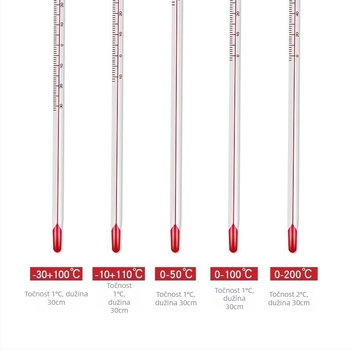 Vodni termometar, tip staklena štapić (1000 komada u kutiji; mogućnost prilagodbe)
