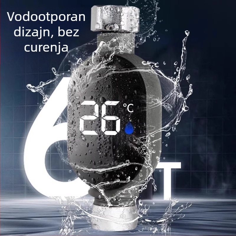 Kupaonski termometar za vodu s LED zaslonom, za kupanje beba i djece (Brand: Lipherton; Raspon temperature: 0–90°C; Prilagodba: Dostupna)