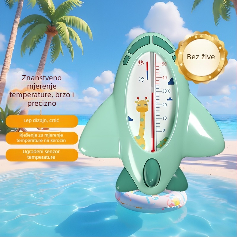 Beebin kupanje termometar s prikazom, marka Good ibe, porijeklo Pekin, mjeri temperaturu vode, rezolucija temperature kao na slici