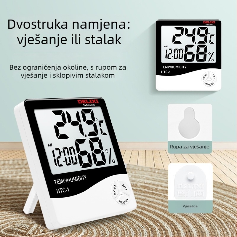 Delixi sobni termometar, 0,1°C rezolucija