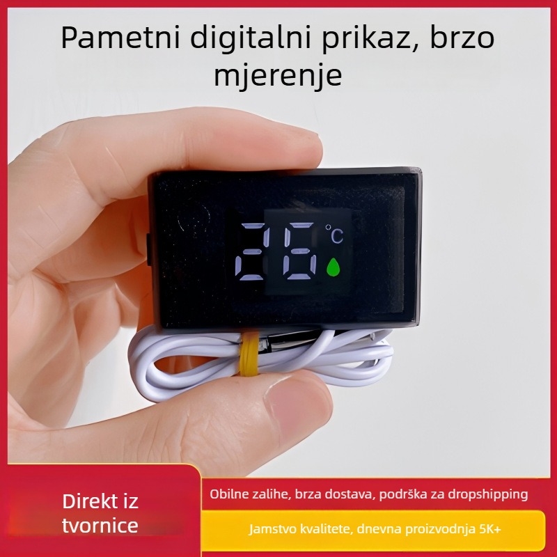 Termometar za vodu za bebinu kupku s digitalnim prikazom, vodootporan, Bobo